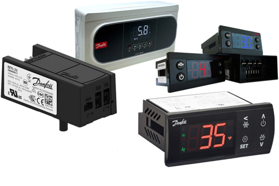 Digital refrigeration and air conditioning temperature controllers