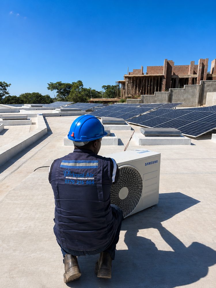 Primal Air: Rooftop solar panel array
